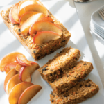 Carrot Cake Oatmeal Loaf with Maple Braised Apple