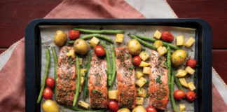 Sheet Pan Za’atar Spiced Salmon