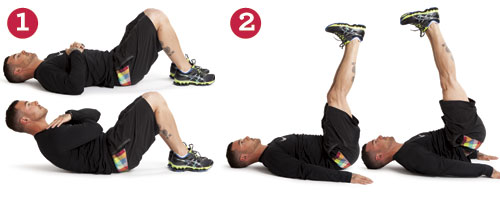 Butterfly Crunch / Hip Raises