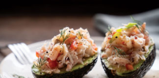 Crab and Shrimp-Stuffed Avocados