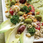 Creamy Loaded Pea Pesto Appetizer with Belgian Endive Scoops