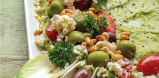 Creamy Loaded Pea Pesto Appetizer with Belgian Endive Scoops