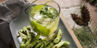 Edamame with Ginger Chili Dipping Sauce