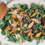 Healthy Fall Salad Recipe with Acorn Squash, Pomegranate, and Apple