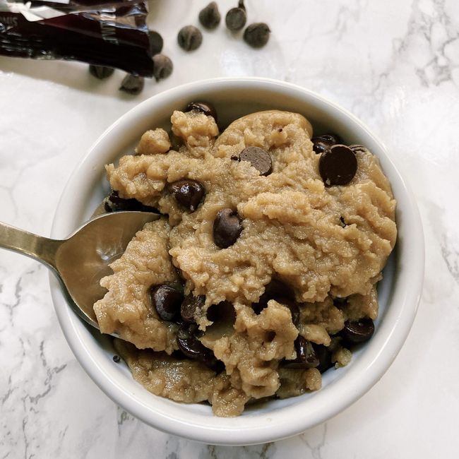Edible Cookie Dough for One