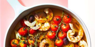 This Skillet Shrimp Dinner Will Use Up the Vinegar Sitting in Your Pantry